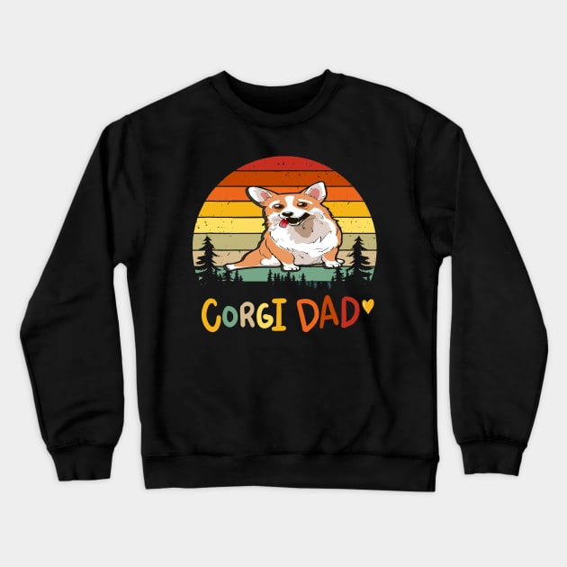 Corgi Dad  (125) Crewneck Sweatshirt by Darioz